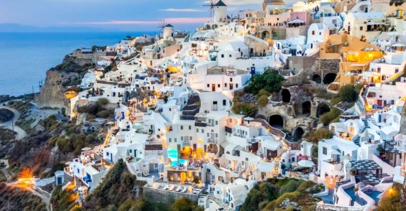 Agios Nikolaos: Santorini Guided Day Trip With Ferry Ticket - Visiting the Caldera Volcano