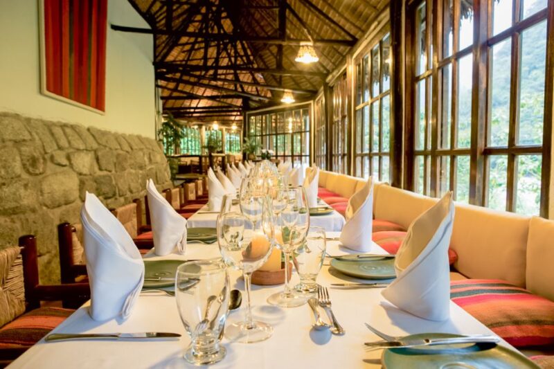 Aguas Calientes: Lunch at Cafe Inkaterra Restaurant - Andean and Contemporary Cuisine Blend