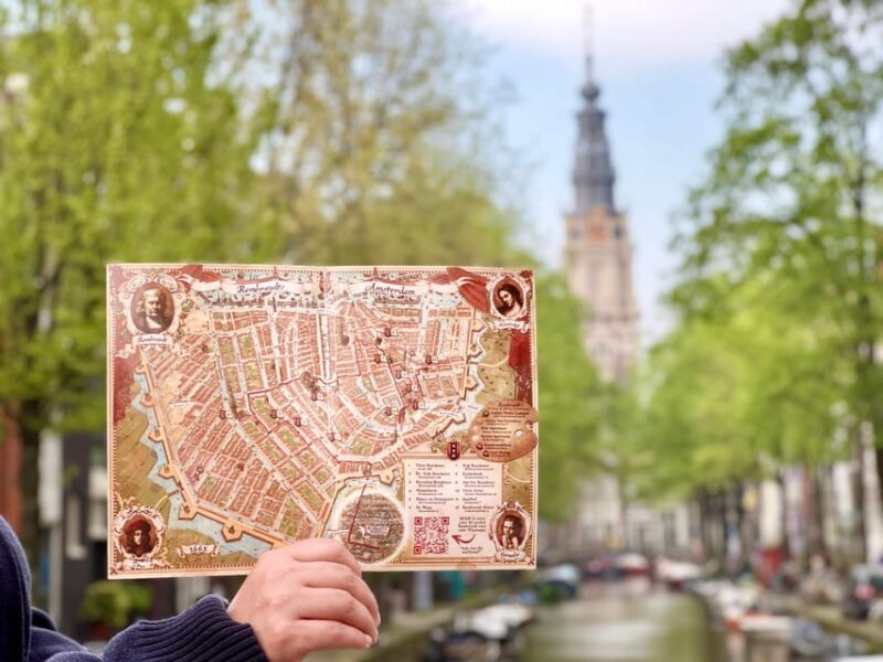 AI Guided Amsterdam Walking Tour - Map and Navigation
