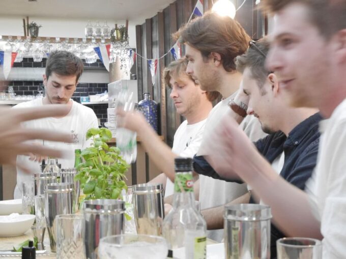 Aix-en-Provence: Cocktail Workshop in a Producer Bar - Cocktail Creation Process
