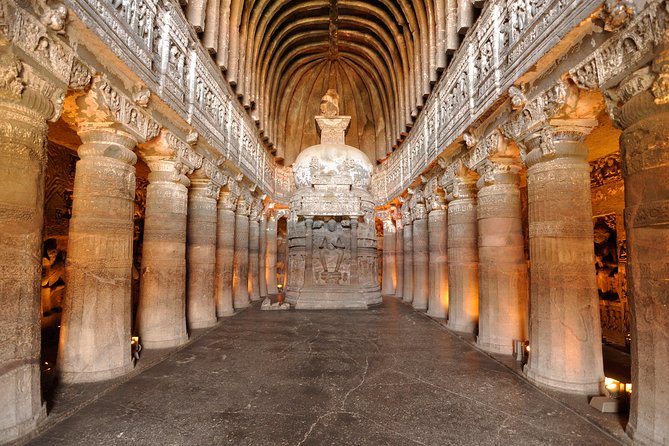 Ajanta and Ellora Caves Same Day From Aurangabad - Key Points