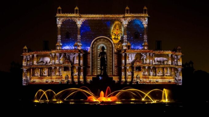 Akshardham Temple Tour Exhibition, Light & Water Show by Car - Frequently Asked Questions