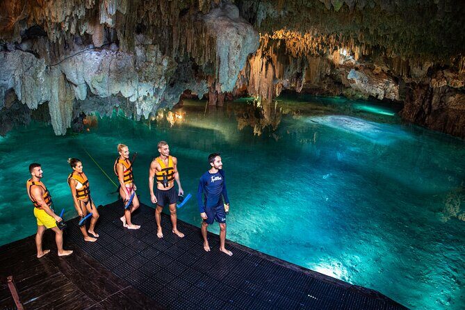 Akumal Cenote Swimming and Snorkeling from Cancun & Costa Mujeres - Transportation and Group Size