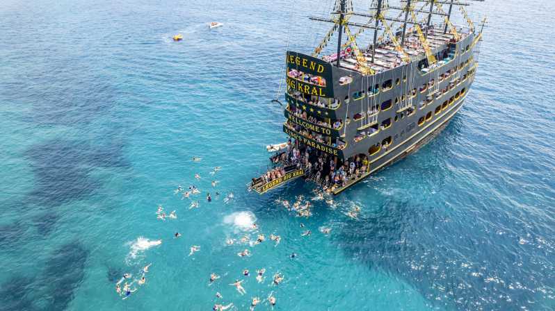 Alanya: All Inclusive Luxury Boat Trip & Free Time in Alanya - Boat Cruise Highlights