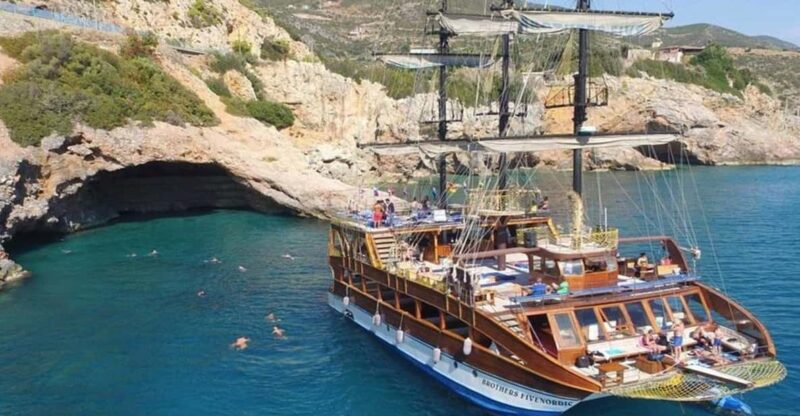 Alanya: Catamaran Boat Tour With Snorkeling and BBQ Lunch - Itinerary Highlights