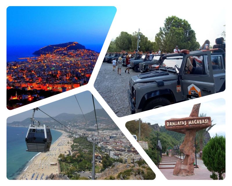 Alanya City : Jeep Excursion, Cable Car & City Highlights - Booking Information
