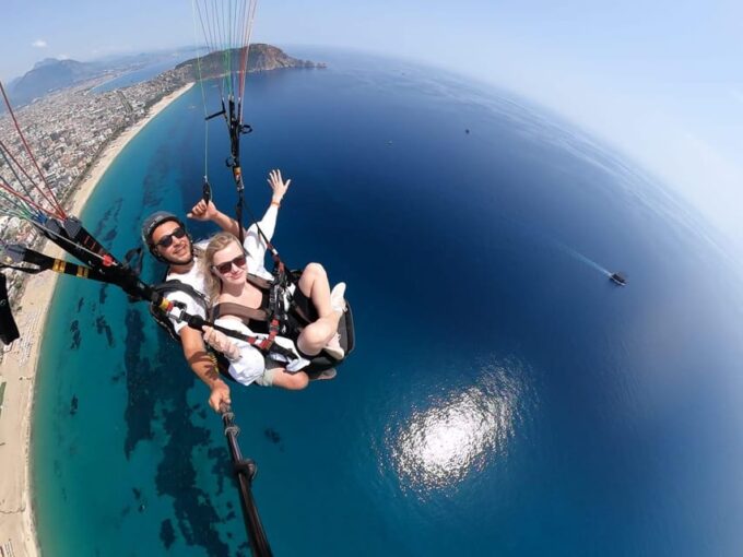 Alanya Paragliding and Cleopatra Beach From Antalya - Language Support
