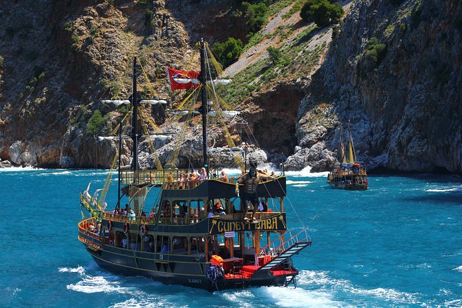 Alanya Pirate Boat With Lunch and Drinks - Cruise Itinerary
