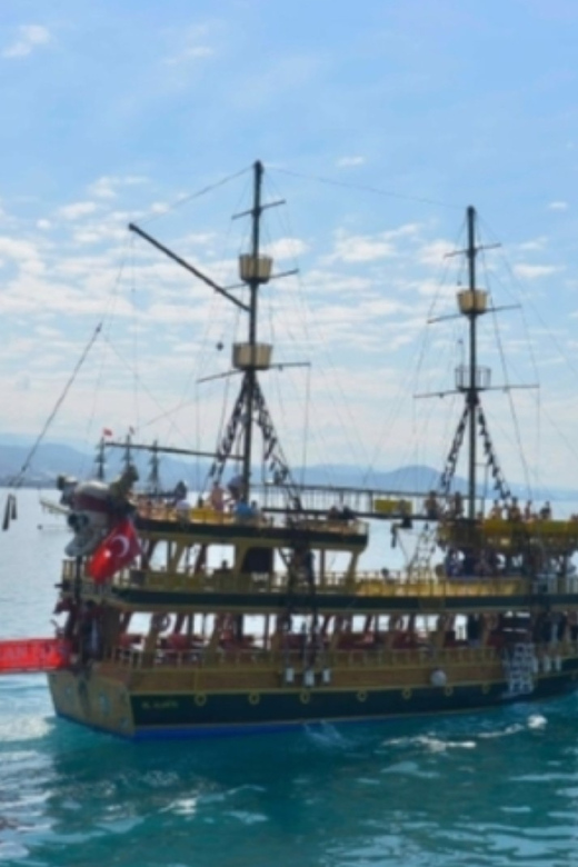 Alanya: Pirate Ship Cruise With Food and Swimming Stops - Cruise Highlights