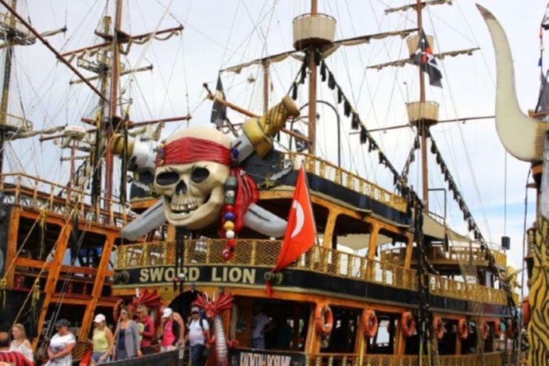 Alanya: Pirate Ship Cruise With Food and Swimming Stops - Cruise Experience Highlights
