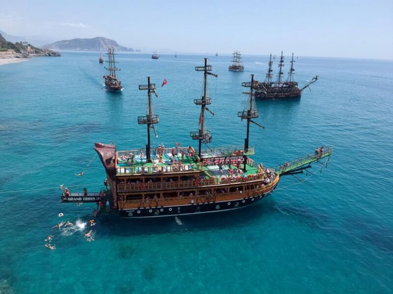Alanya: Pirate Trip With Lunch and Unlimited Drinks - Pickup and Transportation Options