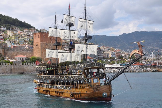 Alanya: Pirates Boat Tour With Lunch and Non-Alcoholic Soft Drinks - Transportation Details