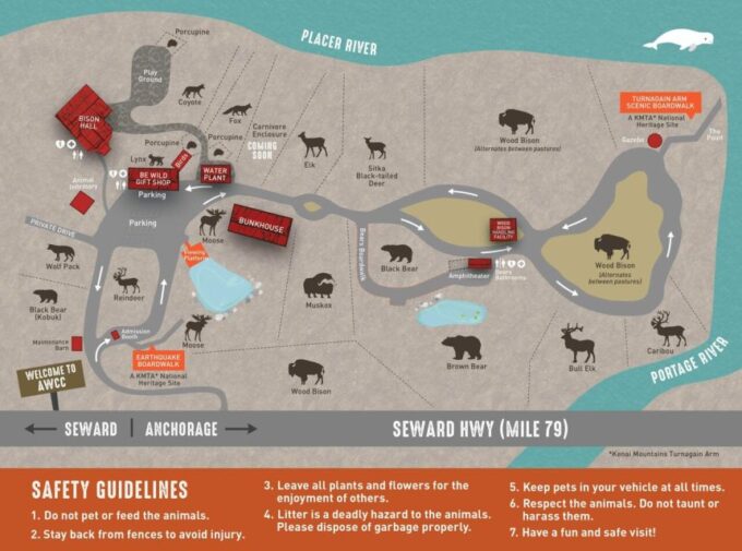 Alaska Wildlife Conservation Center: Admission Ticket - Directions and Location