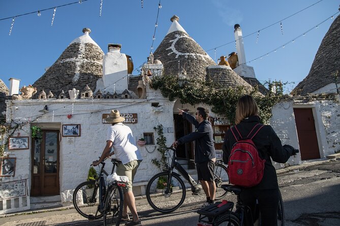 Alberobello by E-Bike. Trulli, Countryside, Mill, and Donkeys - Ride Through Selva Forest