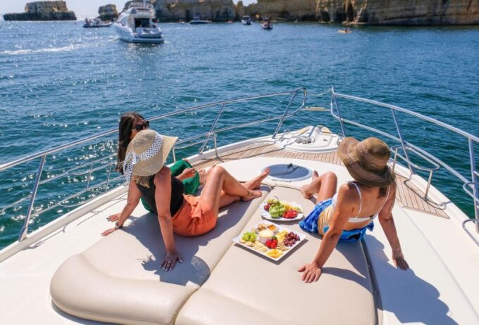 Albufeira: Algarve Private Sunset Yacht Charter - Yacht and Crew Details