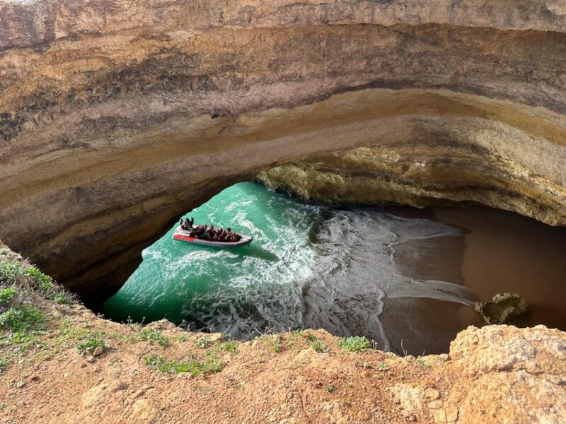 Albufeira: Benagil Cave, Algar Seco & Marinha Adventure Walk - Bonecas Cave Discovery