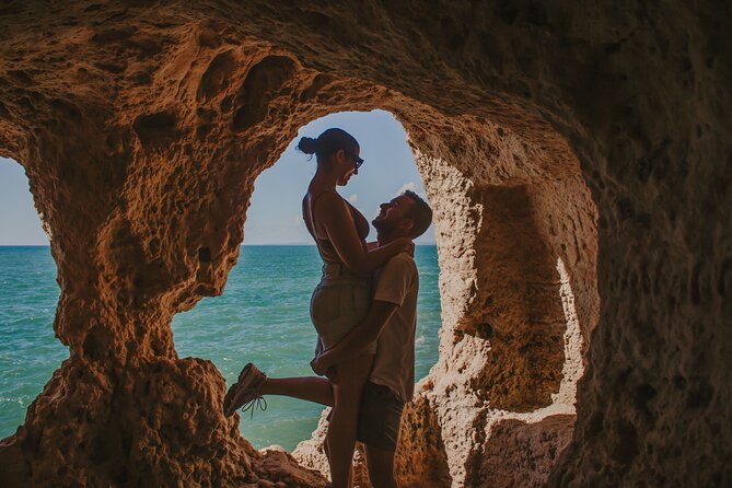 Albufeira: Benagil Cave, AlgarSeco & Marinha Walking Adventure - Exploring Benagil Caves