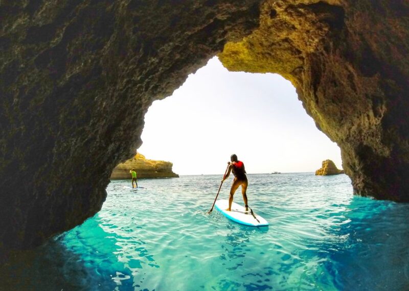 Albufeira: Caves and Private Beaches SUP Paddleboarding Tour - Coastline Exploration