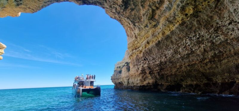 Albufeira: Coastline and Benagil Caves Tour by Catamaran - Key Points