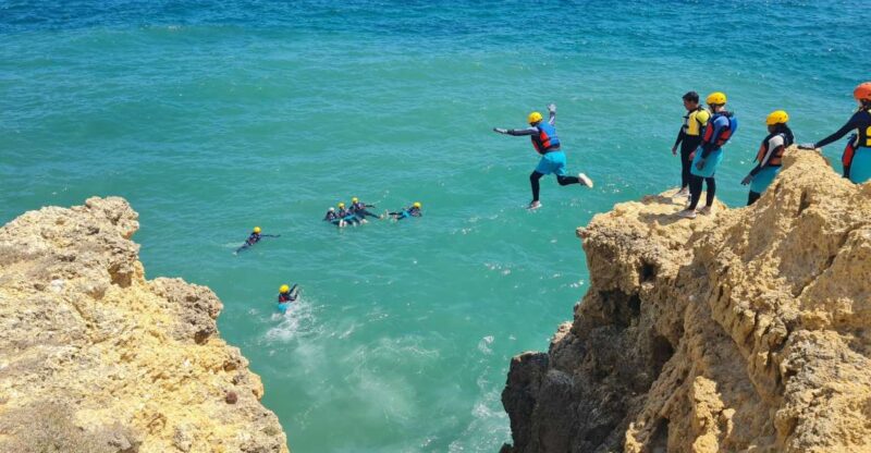 Albufeira: Guided Coasteering Tour With Cliff Jumping - Cliff Jumping Experiences
