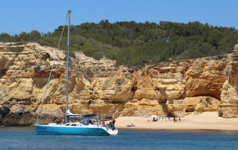 Albufeira: Sailing Boat Cruise BBQ & Open Bar on the Beach - Experience Highlights