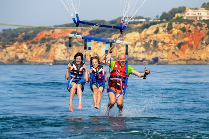 Albufeira: Single, Double or Triple Parasailing Tour - Algarve Coastline Views