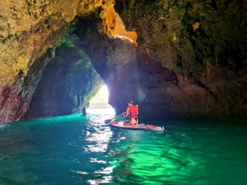 Albufeira: Stand Up Paddle Lesson and Coastal Tour - Experience Details