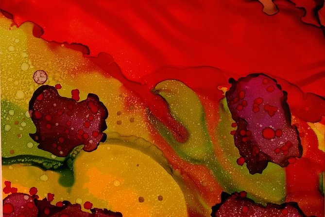 Alcohol Ink Landscape Art Class in Estes Park - Discover New Art Medium