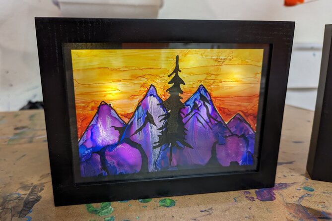Alcohol Ink Light Boxes - Whats Included in the Experience