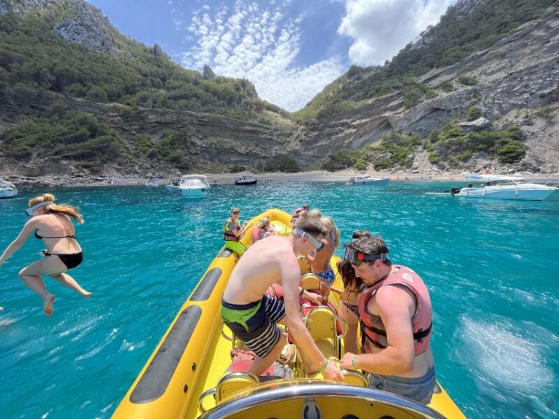 Alcudia: Speedboat Tour of Northern Mallorca & Hotel Pickup - Exclusions