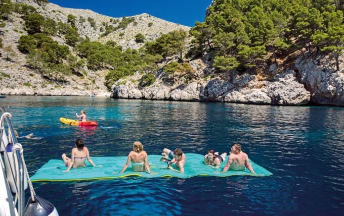 Alcudia: Sunset Catamaran Tour With Dinner and Snorkeling - Sunset From Mallorca