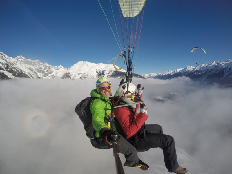 Aletsch Arena: Paragliding Tandem Flight Basic - Experience Description