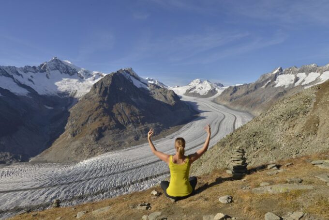 Aletsch Glacier: Round-trip Cable Car Ticket to Eggishorn - Circular Themed Trail Around the Viewpoint
