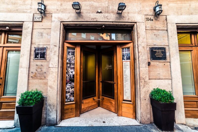 Alfredo Alla Scrofa Restaurant in Rome: Eat Like a Star - Exclusive Dining Experiences
