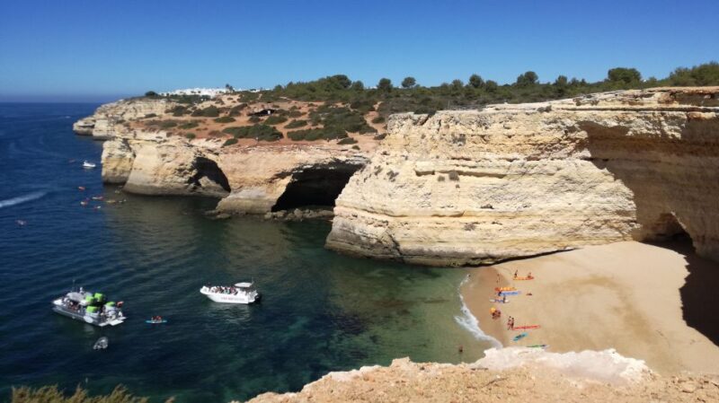 Algarve: Carvoerio and Benagil Walking Tour and Cruise - Language Options and Pickup