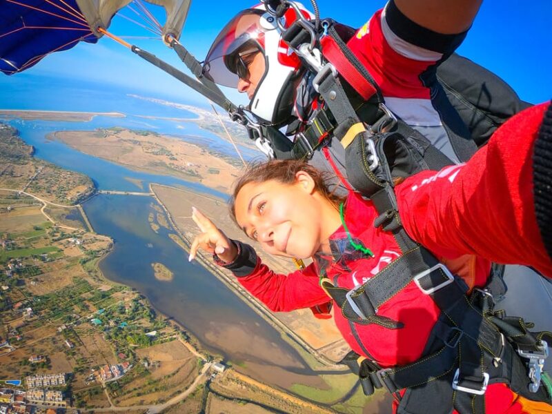 Algarve: Tandem Skydiving Adventure 15,000 to 10,000 Feet - Key Points