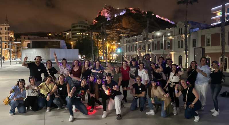 Alicante: BAILALOPARTY/ Silent Party Walking Tour - Key Points