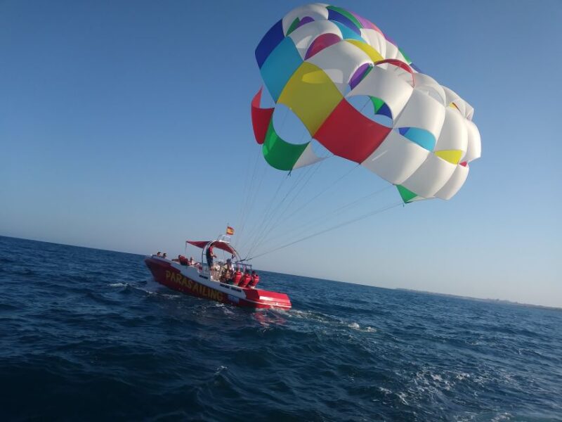 Alicante: Boat Trip and Parasailing Experience With Drink - Duration and Capacity