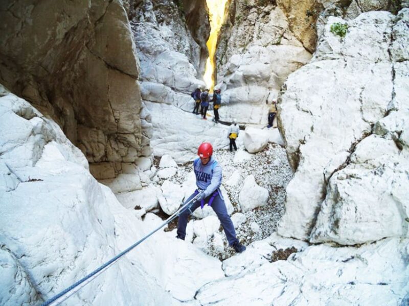 Alicante: Guided Canyoning Experience in The Ravine of Hell - Abseiling, Jumping, and Sliding