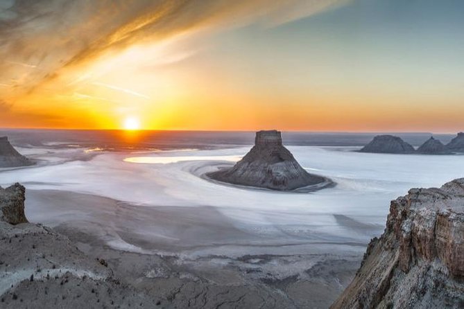 Alien Landscapes of Mangistau With One of a Kind Salty Hollow of Karyn Zharyk - Good To Know