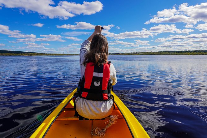 All Day Canoe Adventure to Rovaniemi - Enjoying the Campfire
