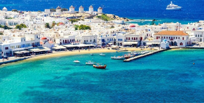 All-In-One Luxurious Mykonos Party Tour With Wine Tasting - Kalafati Beach Relaxation