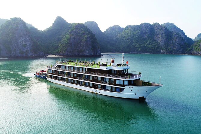 All-Inclusive 2 Day/1 Night Halong Luxury Cruise, Meals, Cave, Kayaking,Swimming - Shuttle Bus Transfer