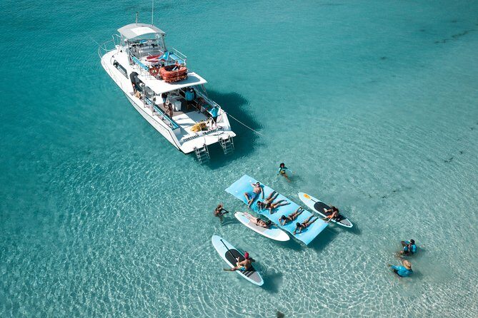 All Inclusive Beach and Snorkel Boat Tour to Icacos Island - Key Points