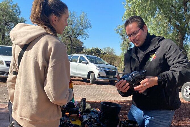 All-inclusive hot air balloon flight over Teotihuacan - The Initial Setup and Balloon Flight