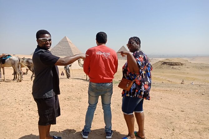 All Inclusive Private Giza Pyramids,Sakkara, Memphis,Lunch&Camel - Camel Ride Experience