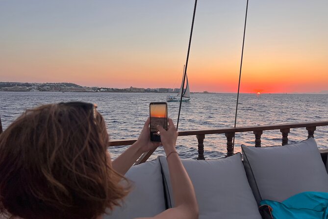 All Inclusive Sunset Cruise With Dinner & Unlimited Aperol Spritz, Beer, Wine - Kalithea Springs Swimming
