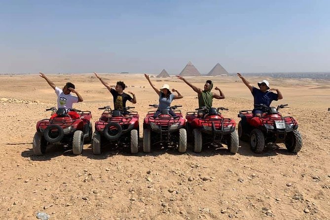 All Inclusive Tour ATV Ride at the Desert of Giza Pyramids - ATV Riding Adventure