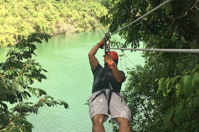 Altun Ha Mayan Temples, Zip Lining and Cave Tubing Paradise - Zip Lining Adventure