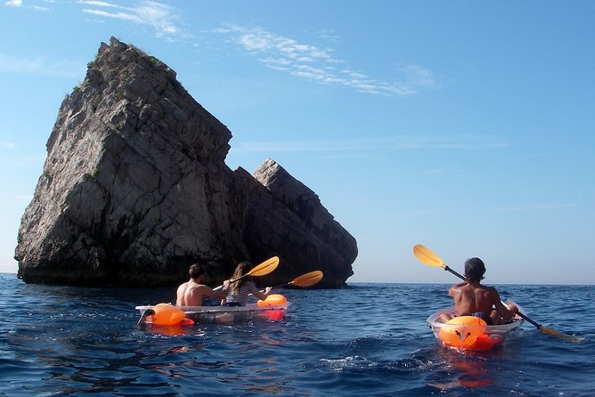 Amalfi Coast 4-Hour Kayak Tour From Marina Del Cantone - Transparent Kayak Experience